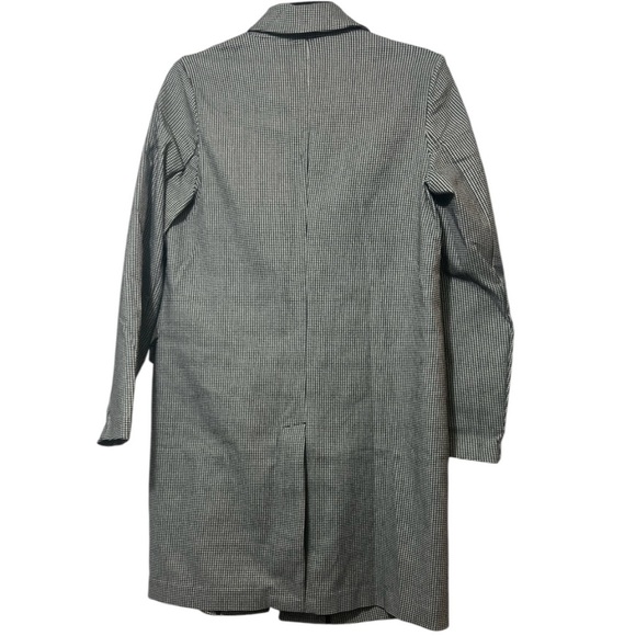 Banana Republic Black and White Blazer Wool Blend Notched Lapels - Picture 2 of 9